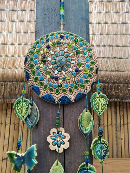 Mandala - krajková s krystalky — foto 3