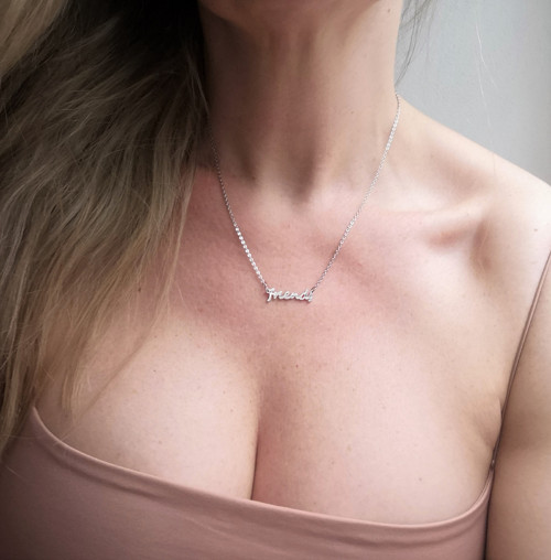 Ocelový náhrdelník*přátelé*friends — foto 2