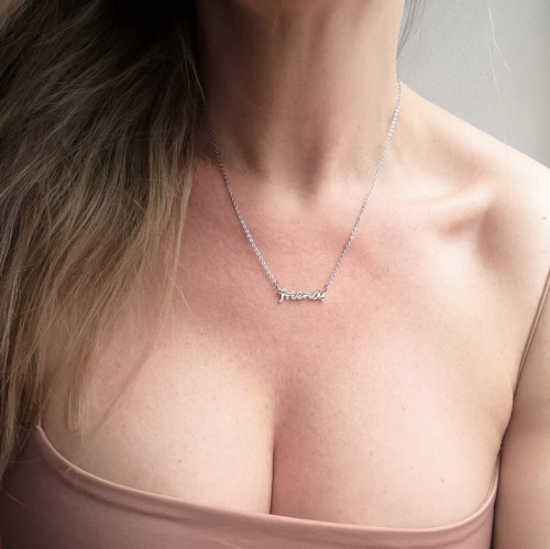 Ocelový náhrdelník*přátelé*friends — foto 4