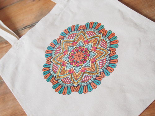 Mandala do červeno-zelena — foto 2