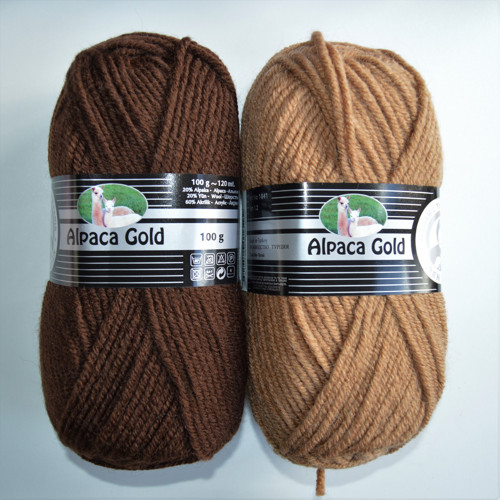 ALPACA Gold, velbloudí hnědá, 100g — foto 3