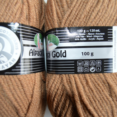 ALPACA Gold, velbloudí hnědá, 100g — foto 2