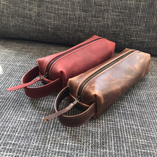 Hygienická taška kožená - hnědá — foto 2