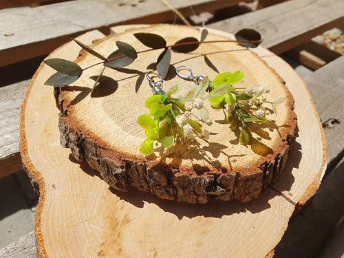 Greenery náušnice — foto 4