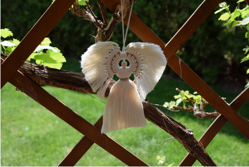 Macramé anděl — foto 2