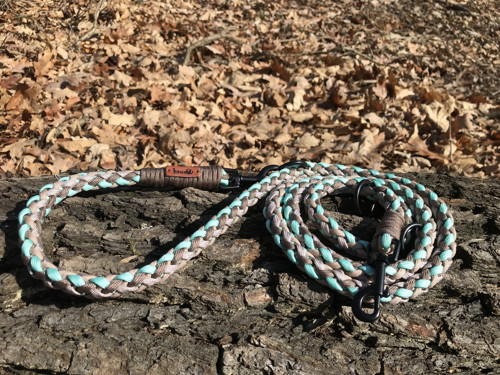 Ručně pletené paracord vodítko — foto 2