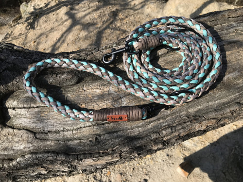 Ručně pletené paracord vodítko — foto 3