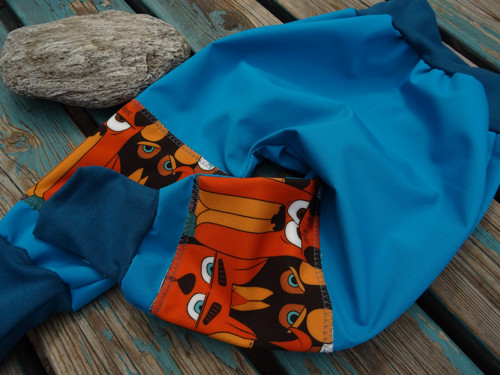 BAGGY SOFTSHELL letní* petrol* buldočci — foto 3
