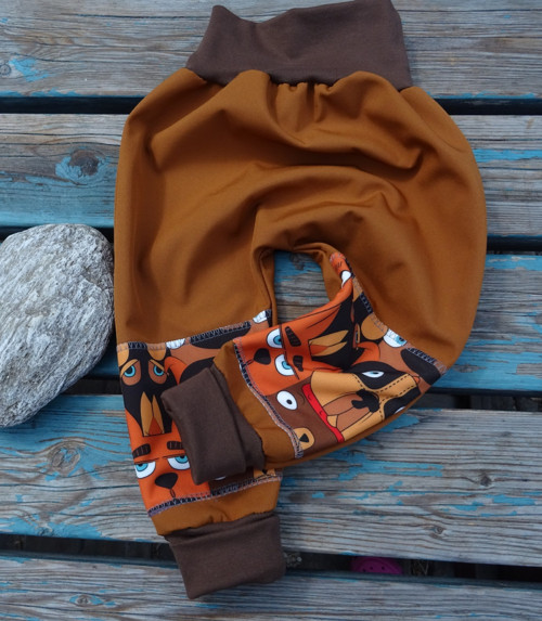 BAGGY SOFTSHELL ... karamelové — foto 4