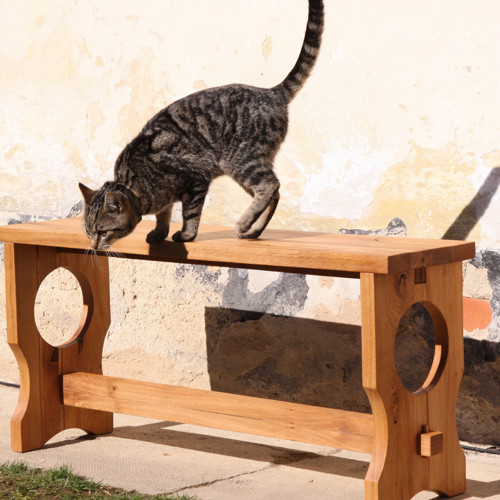 Dřevěná lavice z dubu — foto 5