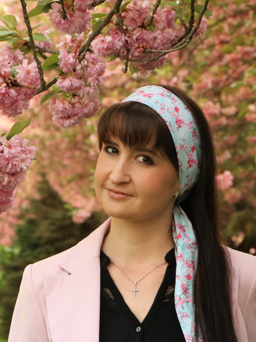 Štýlová šatka sakura — foto 2