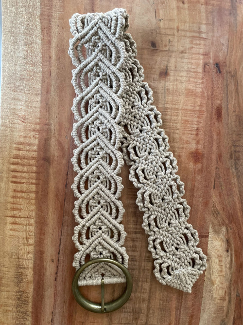 Macramé pásek — foto 3