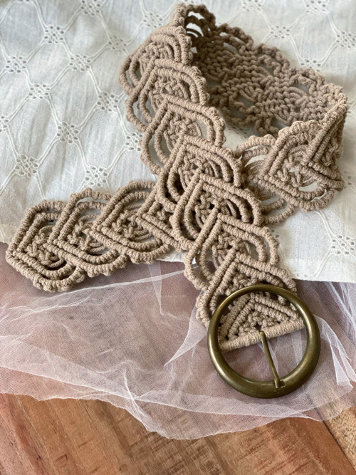 Macramé pásek — foto 2