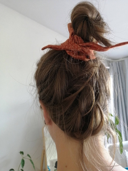 Cihlová...scrunchie — foto 3