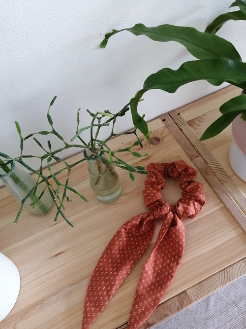 Cihlová...scrunchie — foto 4