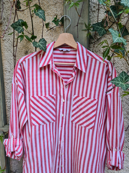 Boho proužek, oversized S/M/L — foto 2