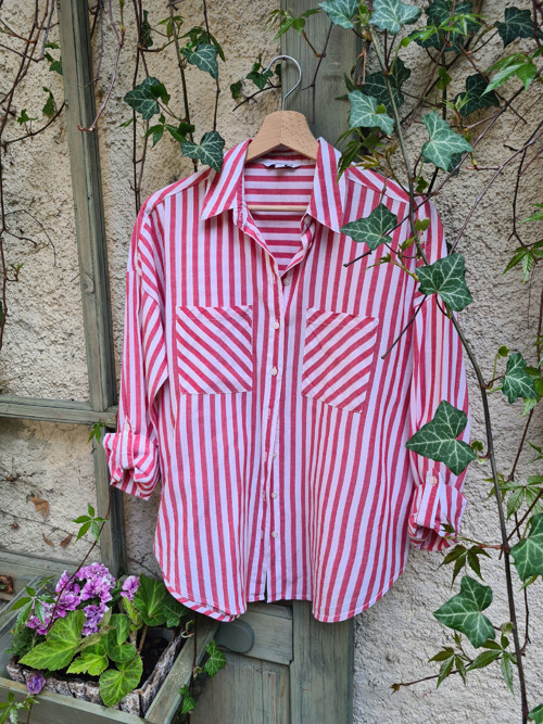 Boho proužek, oversized S/M/L — foto 3