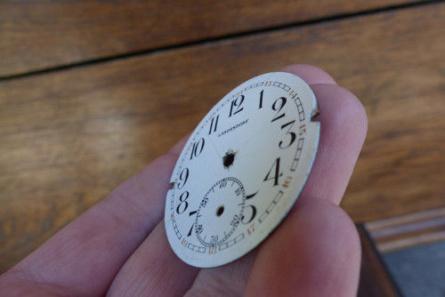 Smaltovaný ciferník 46- materiál pro steampunk — foto 2