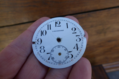Smaltovaný ciferník 46- materiál pro steampunk — foto 5