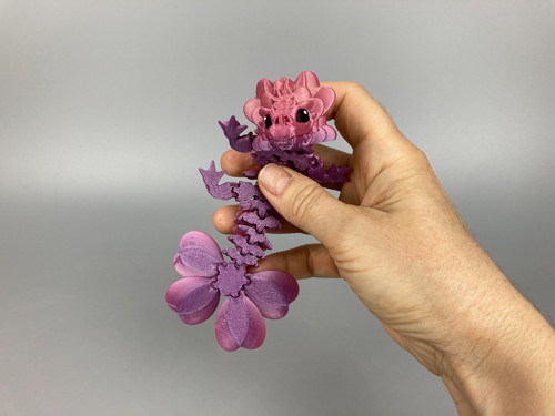 MIMINKO jetelového draka - 16cm, 3D tisk — foto 2