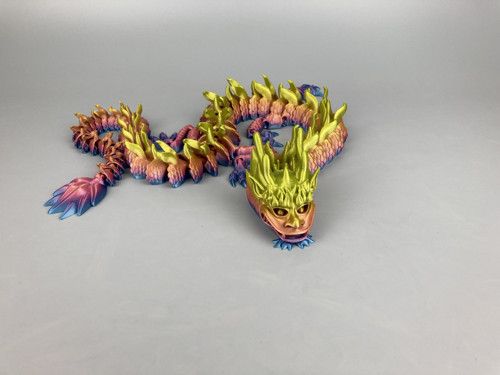Flexi imperiální drak - 68cm, 3D tisk — foto 4