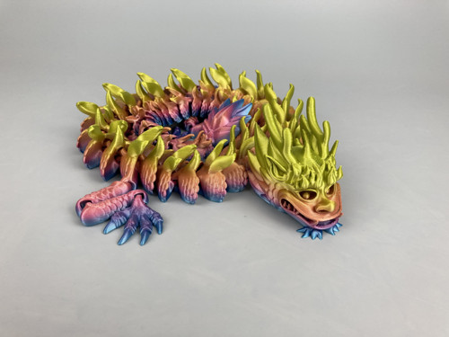 Flexi imperiální drak - 68cm, 3D tisk — foto 3