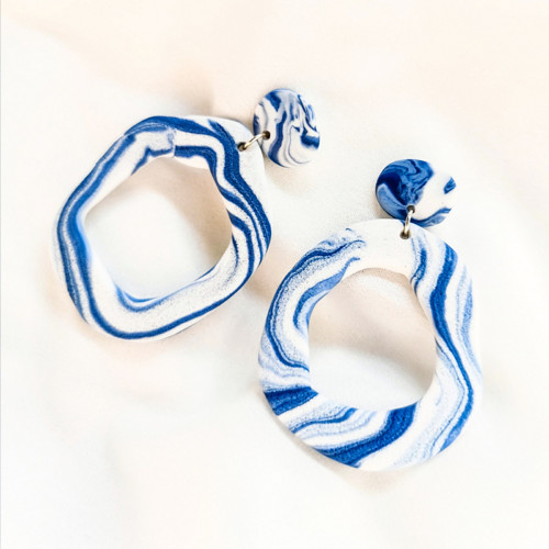 Náušnice Blue wave — foto 3