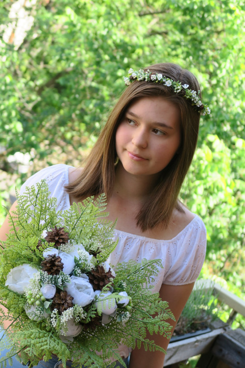 Věneček do vlasů "Lesní tajemství" — foto 3