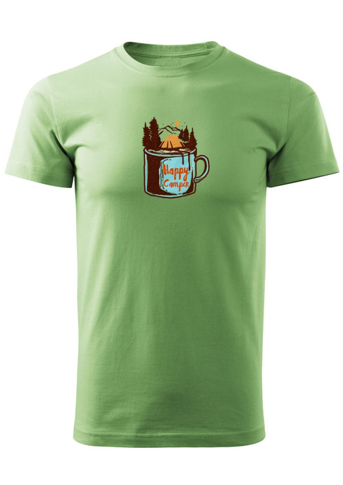 Pánské tričko "Cup & Happy Camper" — foto 3