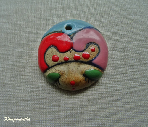 Keramický přívěsek 39x38mm — foto 2