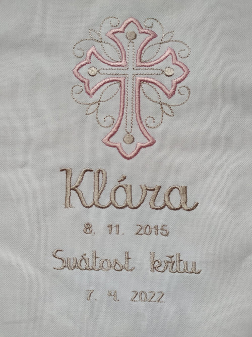 Osobní křestní rouška — foto 2