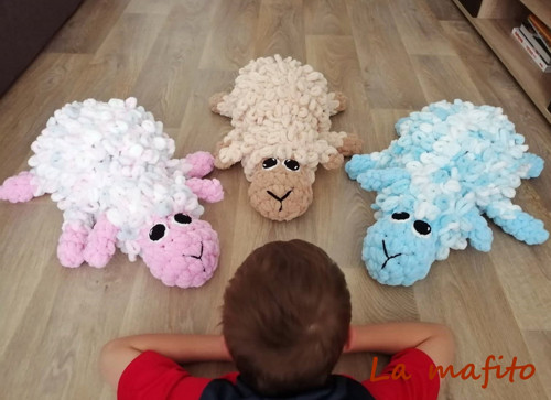 Puffy ovečka růžová — foto 5