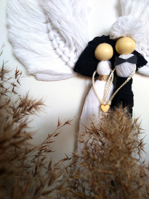 Macrame anděl Novomanželé — foto 2