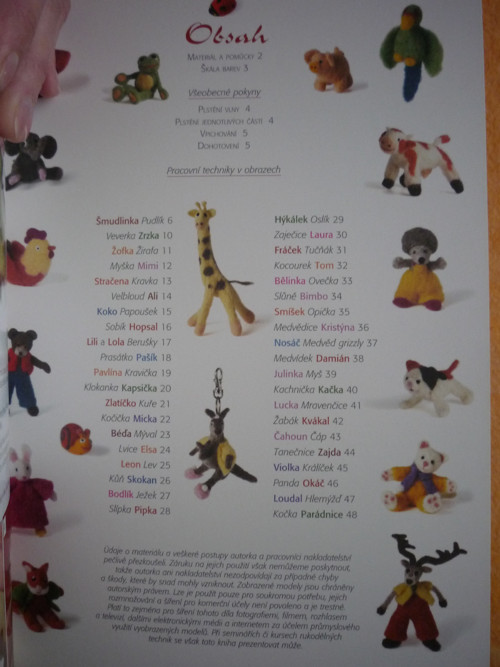 Kniha PLSTĚNÝCH ZVÝŘÁTEK — foto 2