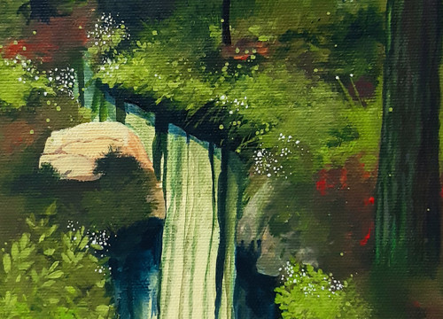 Lesní ticho - 20x20cm — foto 2