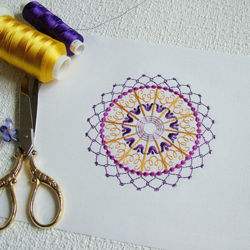 Mandala na plátně JEDINÝ KUS — foto 3