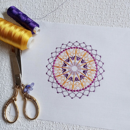 Mandala na plátně JEDINÝ KUS — foto 2