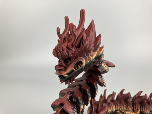 Flexi imperiální drak - 68cm, 3D tisk — foto 5