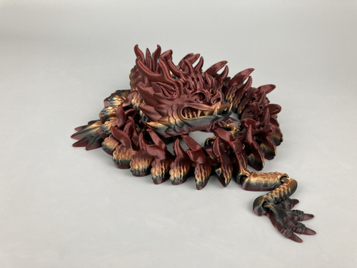 Flexi imperiální drak - 68cm, 3D tisk — foto 4