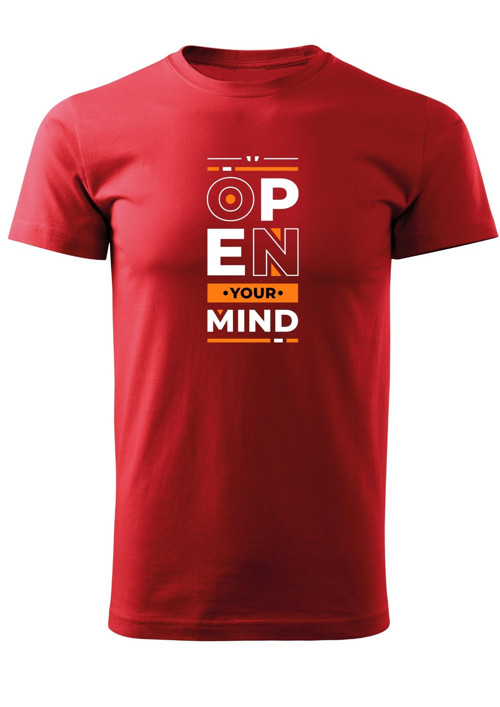 Pánské tričko "OPEN YOUR MIND" — foto 3