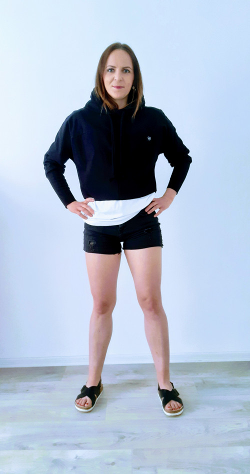Mikina "cropp top" — foto 2