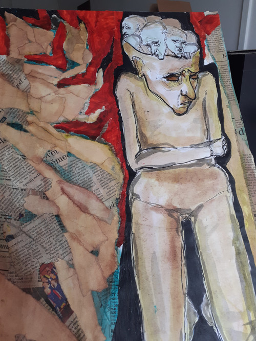 V hlavě (36 x 50 cm) — foto 3