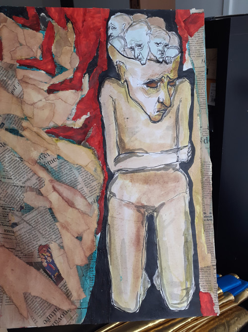 V hlavě (36 x 50 cm) — foto 4