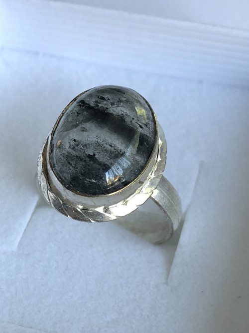 Prsten MOSS AGATE, mechový achát - MYSTERY — foto 4