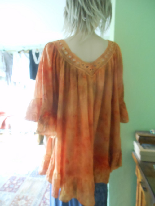 Boho tunika s krajkou, vel.UNi — foto 4