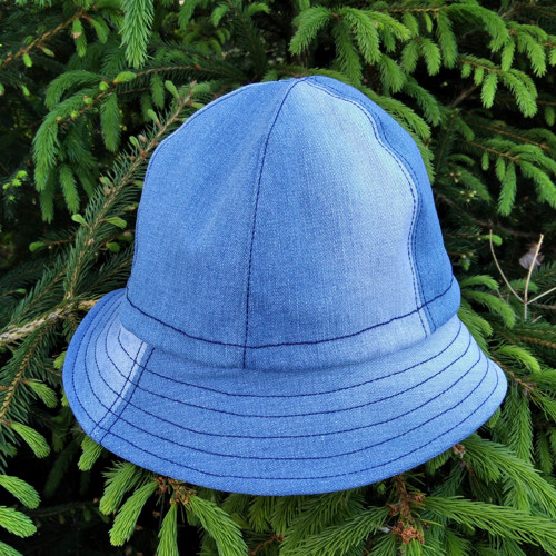 Jeans klobouk obvod 56-58cm — foto 6