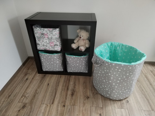 Textilní košík EXPEDIT a KALLAX — foto 2