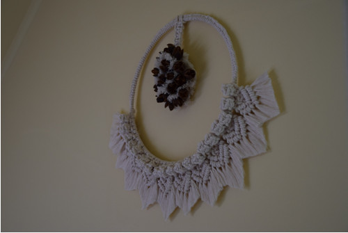 Macramé závěsná dekorace — foto 2