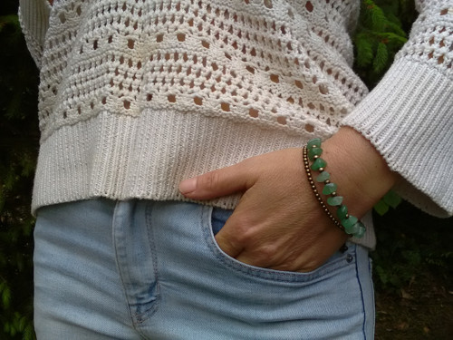 Náramek s avanturinem. — foto 2