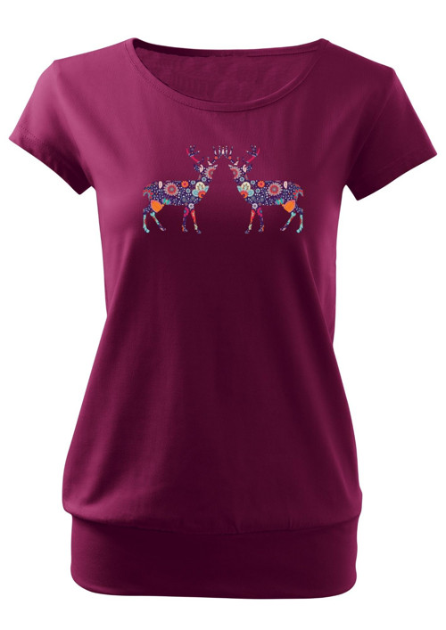 Dámské tričko "Flower boho deers" — foto 3